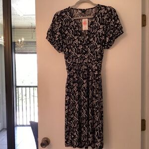 Torrid Dress - Black and White Pattern